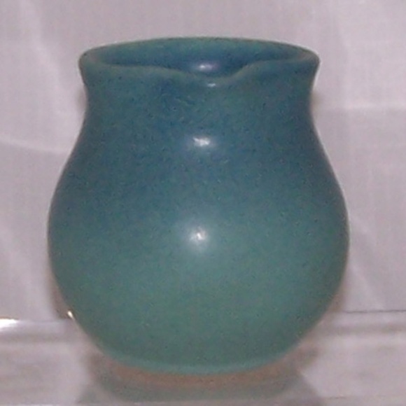 VTG Small Blue Creamer, Signed - Picture 2 of 8
